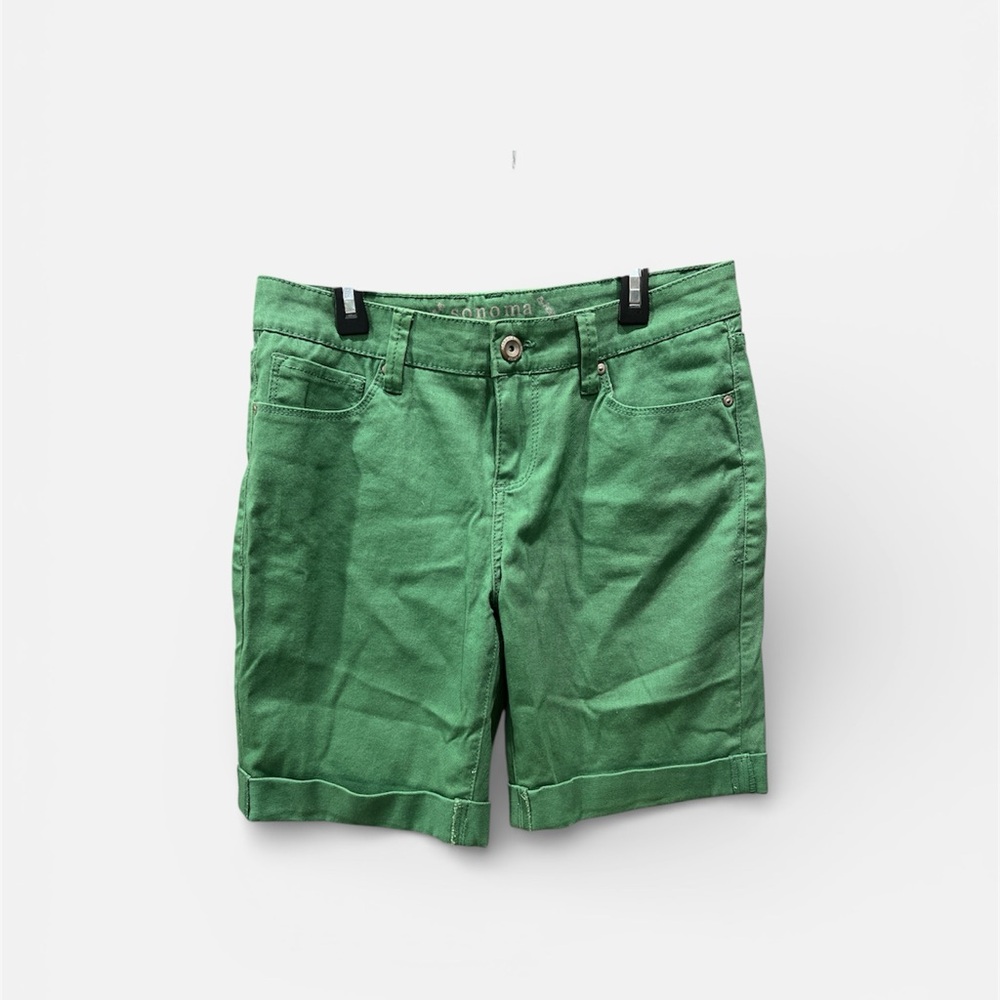 Sonoma Women's Green Bermuda Shorts